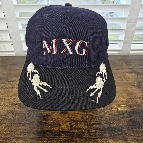 Vintage MXG Air Force Maintenance Group Hat USA Made MDI Wearables Lightning Cap - Picture 1 of 8